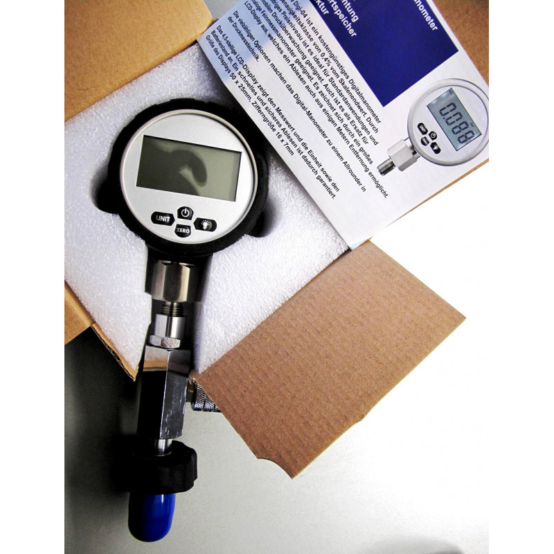 DIGITAL Pressure Tester oxyclean