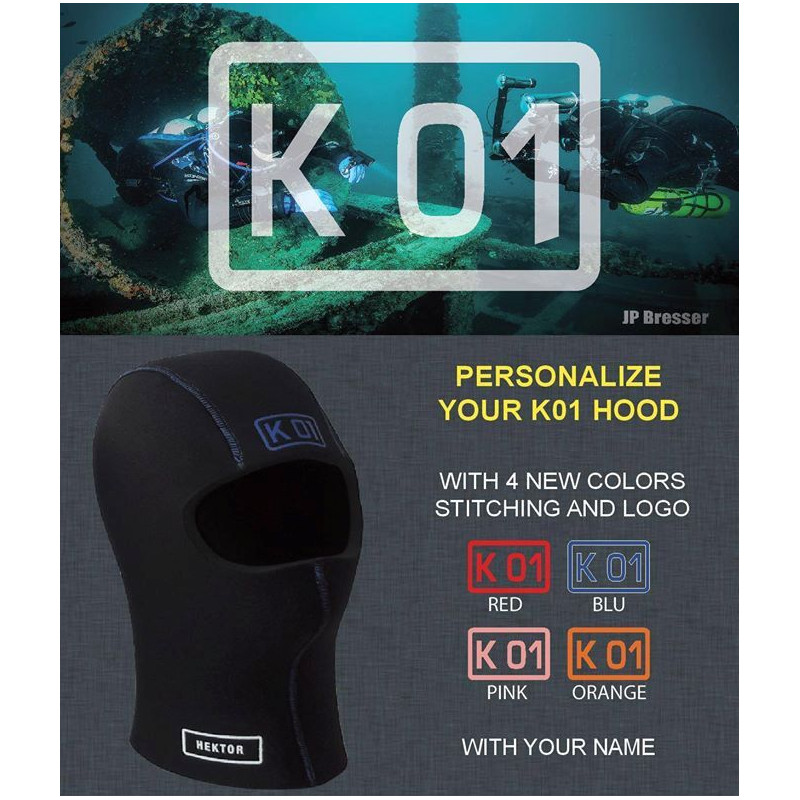 PERSONALIZE YOUR K01 HOOD - 5mm / 8mm