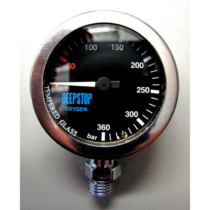 DEEPSTOP Oxy-Manometer Black