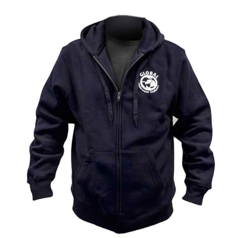 GUE Navy Zipper Hoodie - EU Version GUE Navy Zipper Hoodie - EU Version