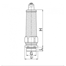 WAM E/O Verschraubung mit Knickschutz
