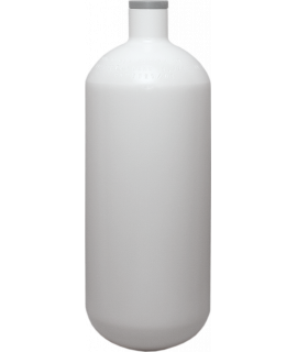 2 Liter Stahlflasche 230 Bar ohne Ventil