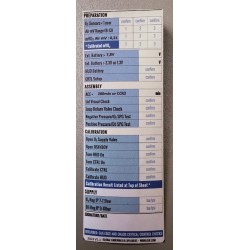 Derk`s Rebreather Pre-Dive Check-List Label