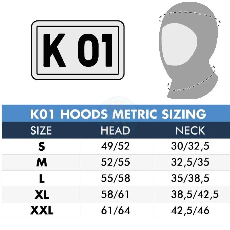 PERSONALIZE YOUR K01 HOOD - 5mm / 8mm PERSONALIZE YOUR K01 HOOD - 5mm / 8mm